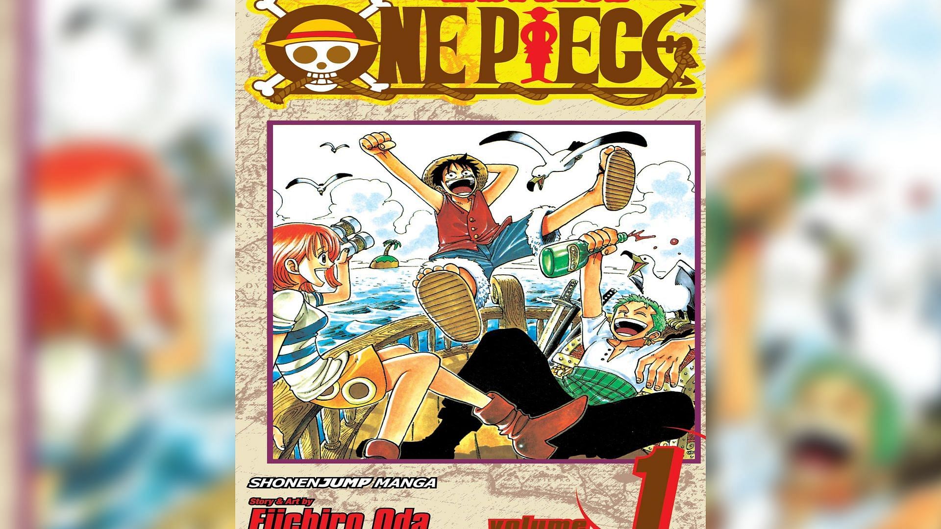 Cover of One Piece by Eiichiro Oda (Image via Shueisha and VIZ Media)