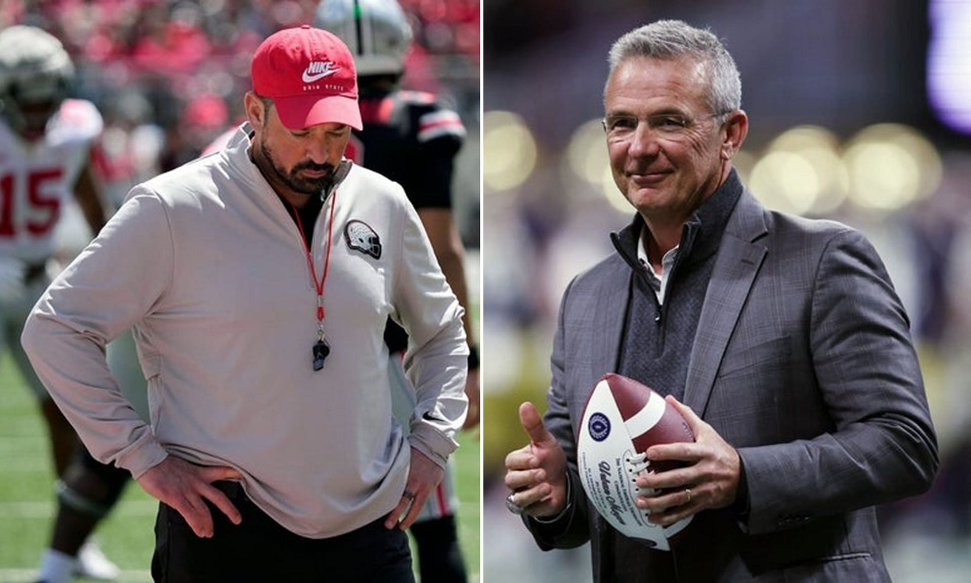 Urban Meyer got overwhelmed by OSU HC. (Image credit: Imagn)