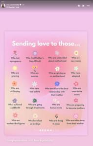 Savannah James' Instagram Stories