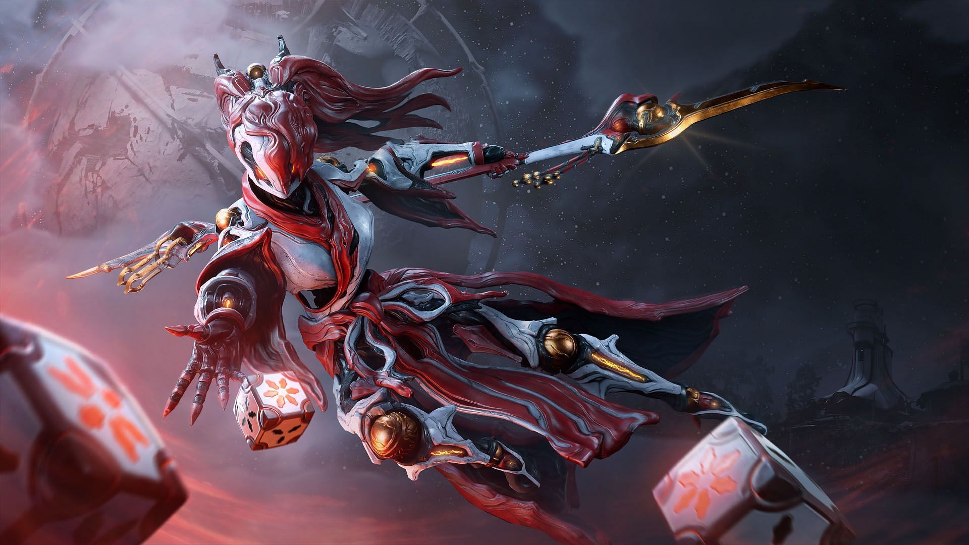 Cetus really has some of the coolest Warframe designs and lore in the entire game (Image via Digital Extremes)