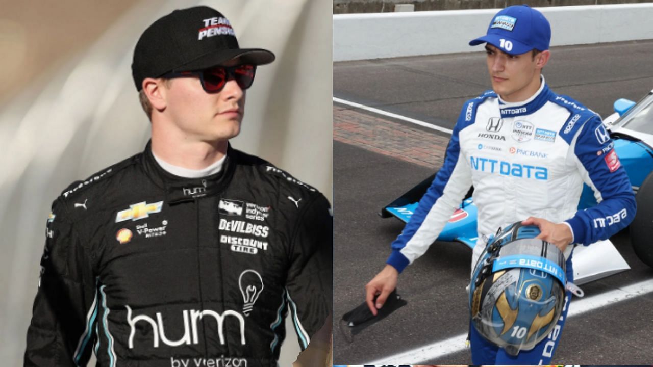 Josef Newgarden and Alex Palou