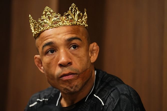 How did Jose Aldo get the scar on his face?
