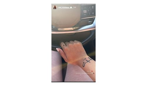 Ana Montana shows off her new biblical tattoo (Credits: @ana_montana Instagram)
