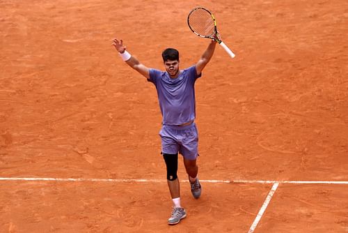 Carlos Alcaraz at the Italian Open 2025 - Source: Getty