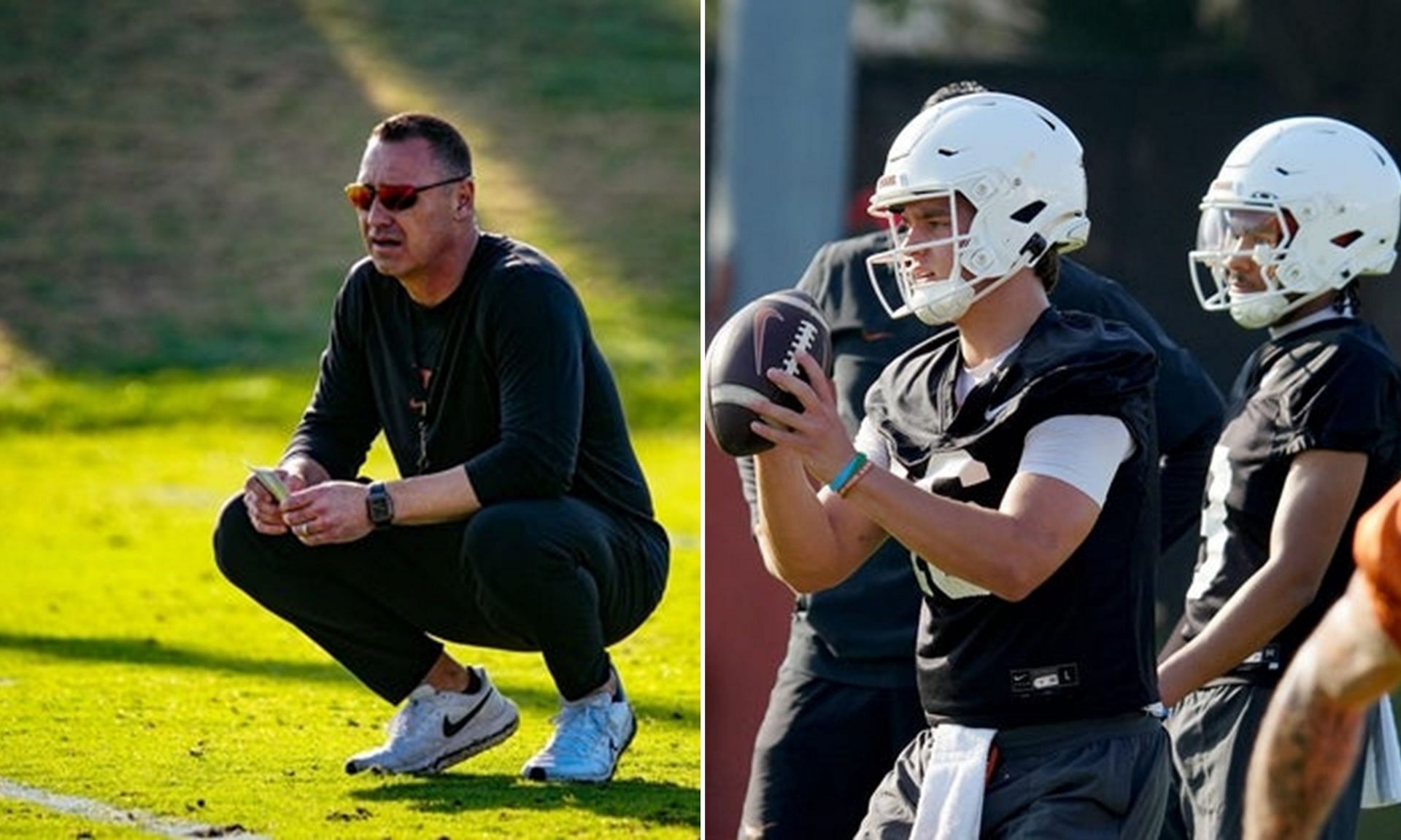 Arch Manning hype before Steve Sarkisian vs Ryan Day battle. (Image credit: Imagn)