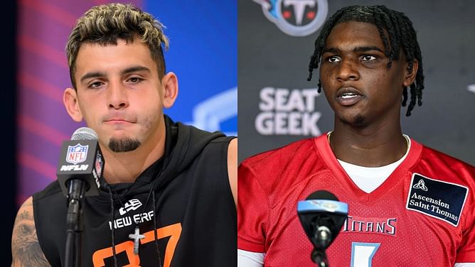 Xavier Restrepo makes “contagious” admission about Cam Ward at Titans OTAs