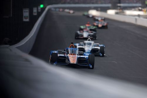 Kyle Larson at the 108th Running of the Indianapolis 500 - Source: Getty