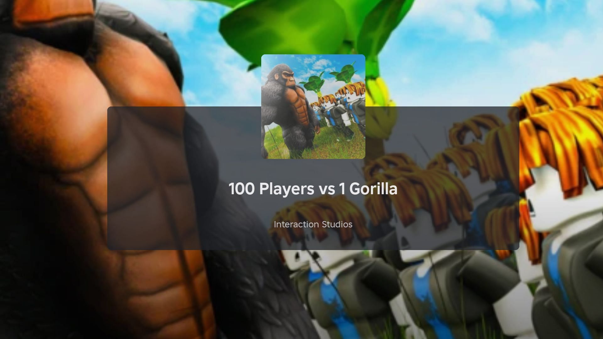 100 Players vs 1 Gorilla loading screen