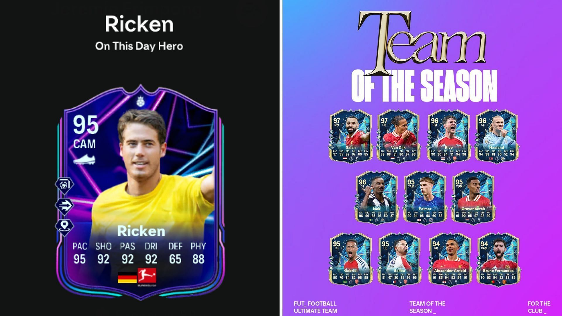 Lars Ricken On this Day Hero SBC is now live (Image via EA Sports || Sportskeeda Gaming)