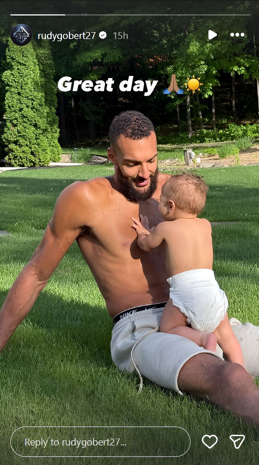 Crédito: Instagram (@rudygoBert27)