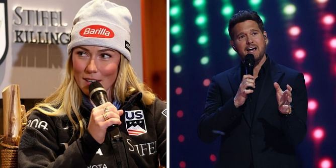 Mikaela Shiffrin makes feelings known for famous songwriter and The Voice coach Michael Bublé after his second consecutive win