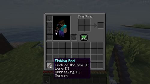 A fishing rod should ideally have these enchantments (Image via Sportskeeda Gaming || Mojang Studios)