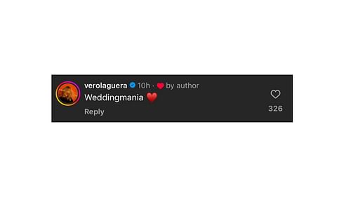 Vero Rodriguez's comment