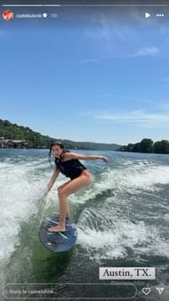 Image via Cade Klubnik's Instagram story.