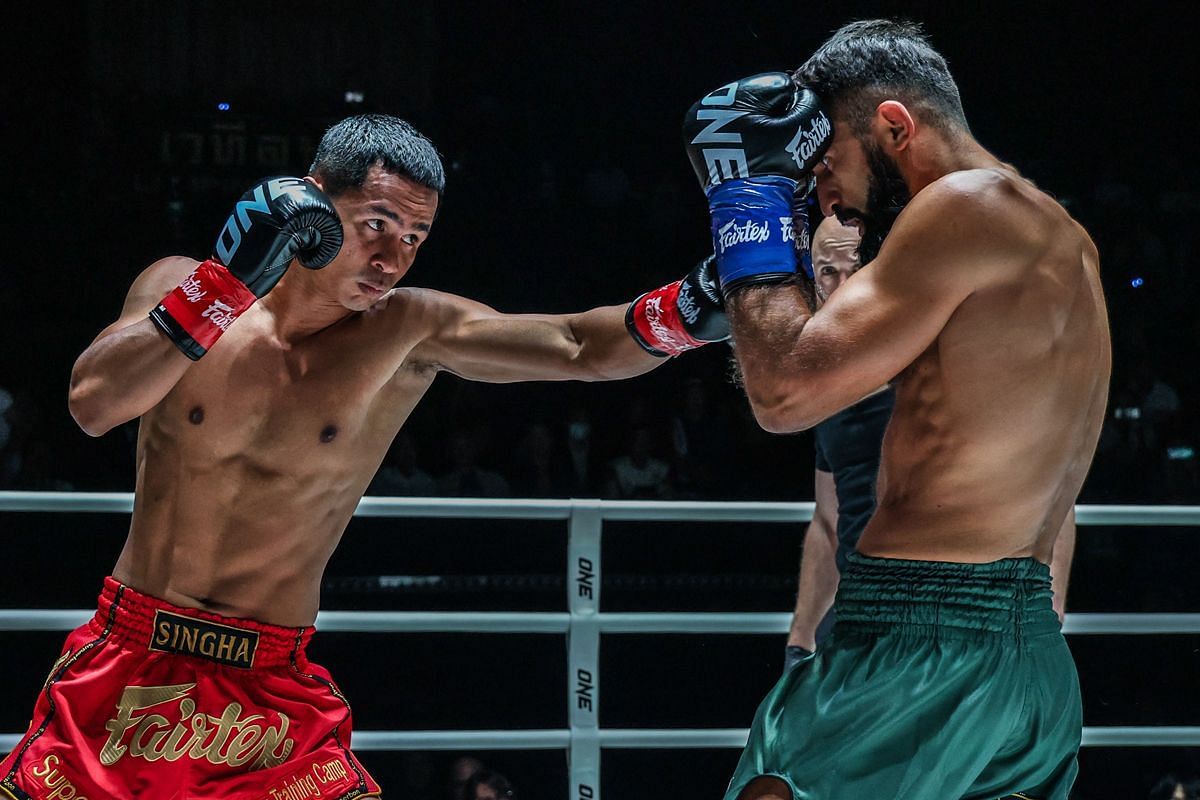 Superbon (left), Marat Griogorian (right) [Photo via ONE Championship]