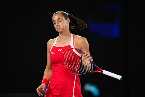 Caroline Garcia at the 2025 Australian Open (Source: Getty)