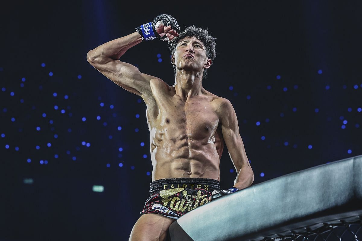 ONE interim bantamweight Muay Thai world champion Nabil Anane. [Photo via: ONE Championship]