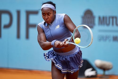 Coco Gauff at the Mutua Madrid Open - Source: Getty