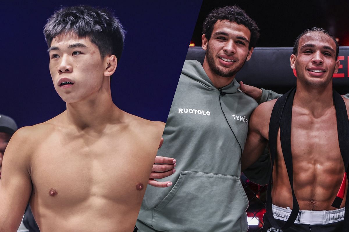 Adrian Lee, Tye and Kade Ruotolo - Photo by ONE Championship