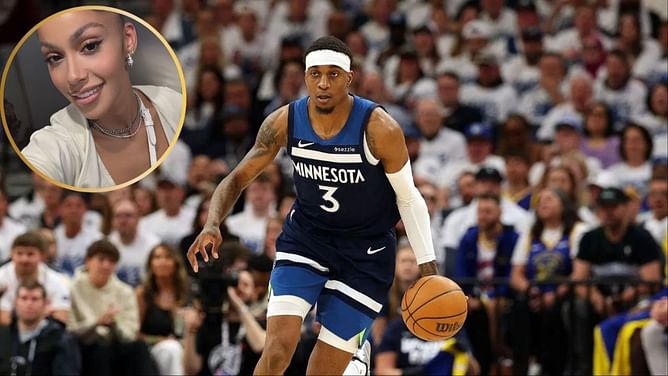 Jaden McDaniels' girlfriend Allison Audrey brings him back to earth with trash day joke