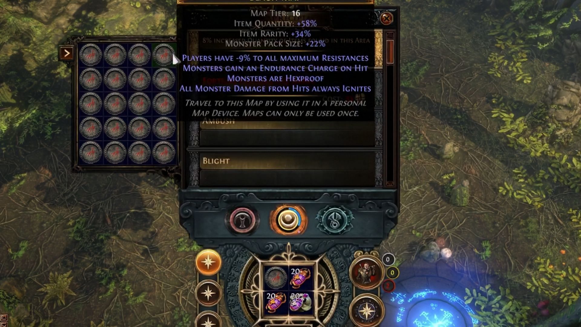 New map inventory (Image via Grinding Gear Games)