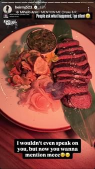 يرسل الأردن رسالة أخرى إلى صديقته السابقة ، لارسا بيبن.