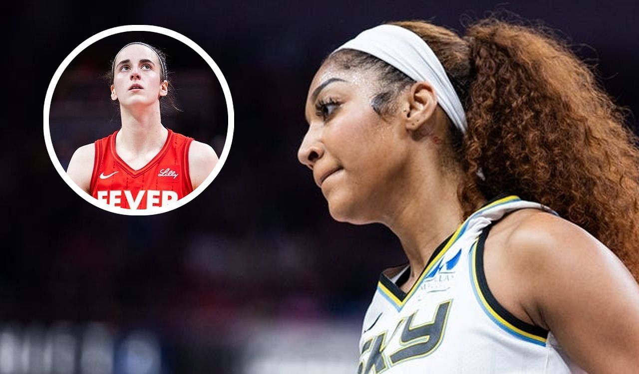Angel Reese reacts to take-foul incident in Saturday