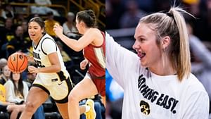 Iowa's Jada Gyamfi, Callie Levin hype up HC Jan Jensen's "surprise" practice session