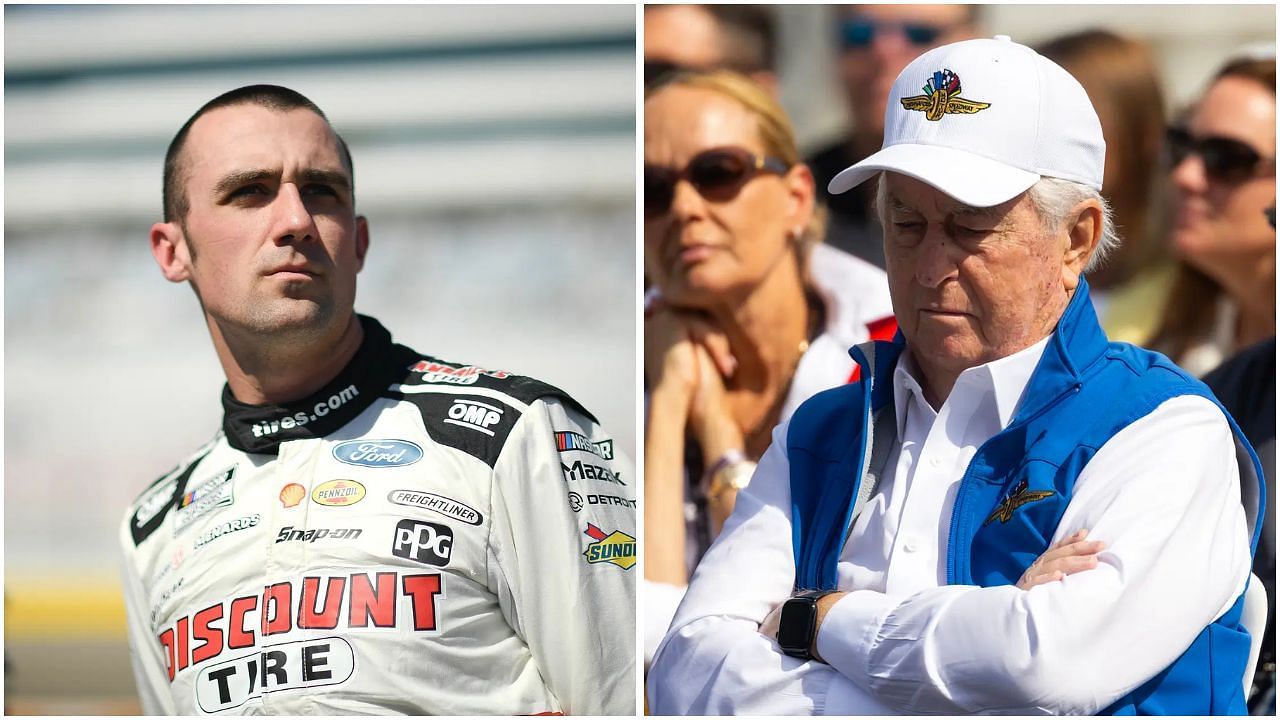 Austin Cindric and Roger Penske