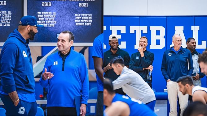 Coach K reunites with former Duke standouts Jon Scheyer, Carlos Boozer and more as K Academy returns for new season