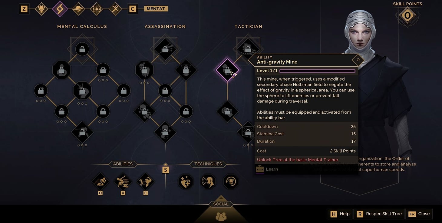 Dune Awakening Mentat class guide: Skills and playstyle explained