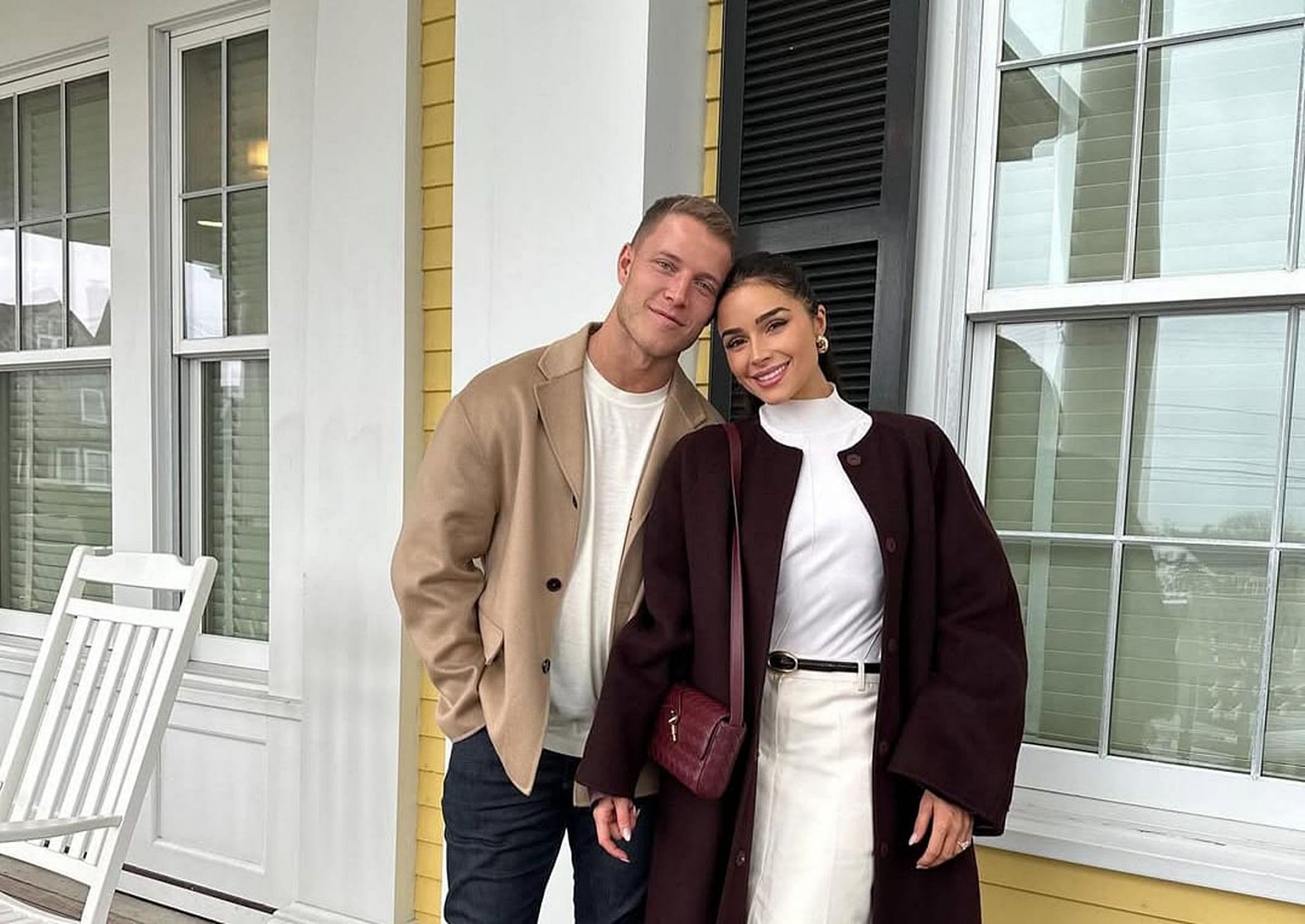 Christian McCaffrey&rsquo;s wife Olivia Culpo