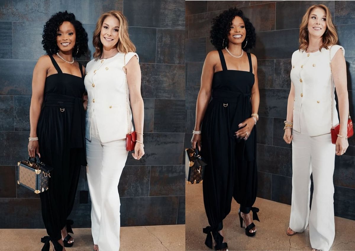 Steve Sarkisian’s wife Loreal takes pride in styling Patrick Mahomes’ mom Randi as the duo joins forces for a meaningful cause