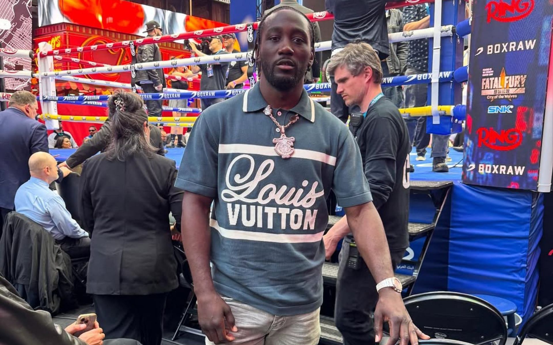 Terence Crawford talks about the Noche UFC 306 incident. [Image courtesy: @tbudcrawford on Instagram]