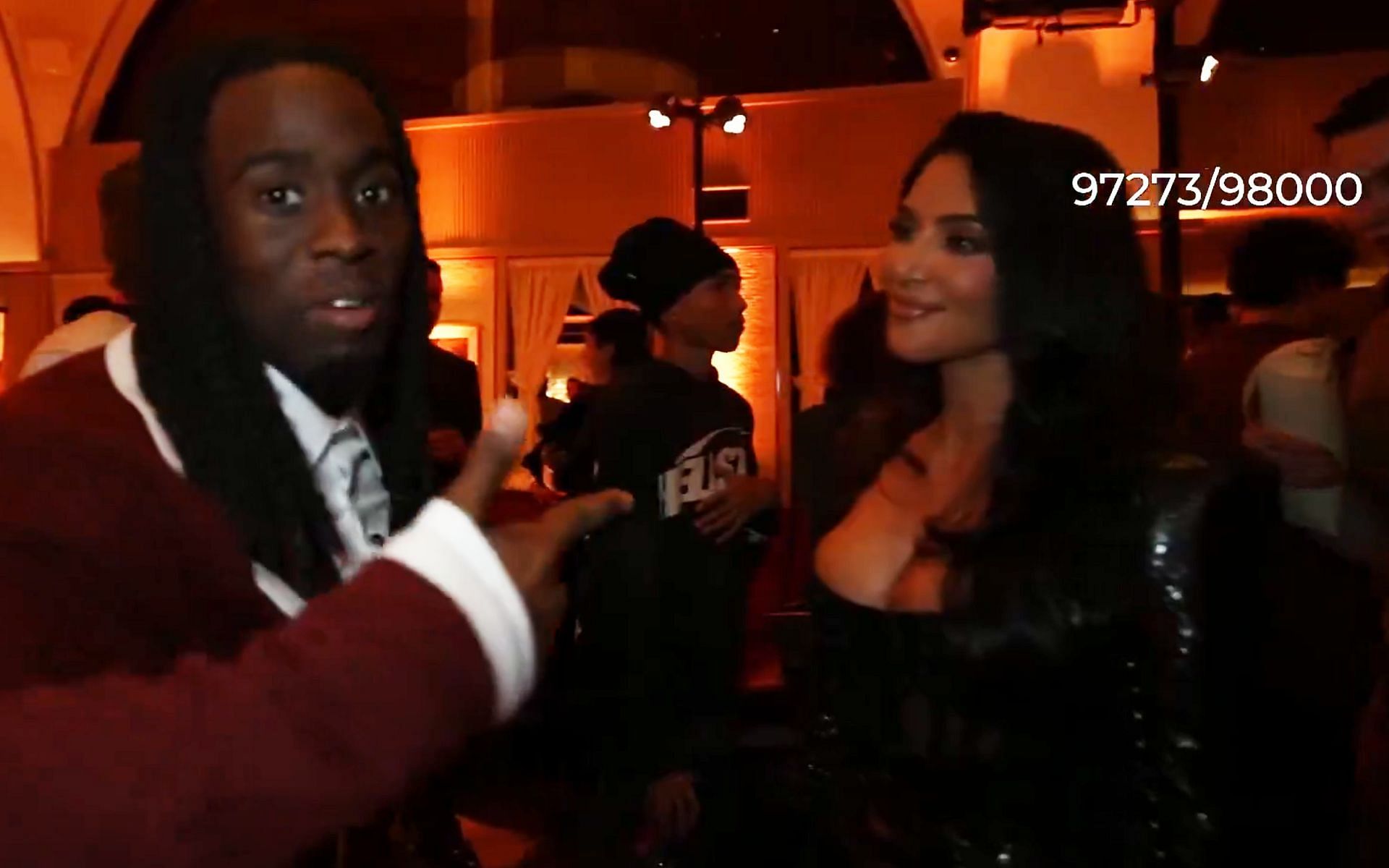 La La Anthony and Kim Kardashian