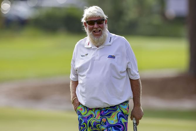 John Daly denies going overboard with his alcohol as he reveals how many cans of hard seltzer he drinks