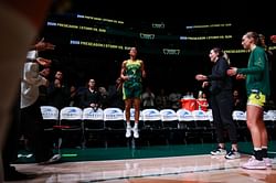 Skylar Diggins gives sneak-peak into crazy hype around Dominique Molonga's first practice dunk