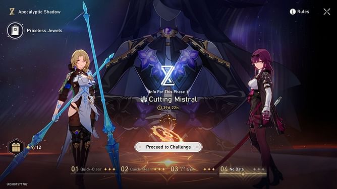 Honkai Star Rail 3.3 Apocalyptic Shadow Cutting Mistral guide