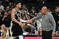 “Ok Giannis in Warriors” - Fans react as Bucks coach Doc Rivers and Warriors’ sign-and-trade candidate share warm embrace