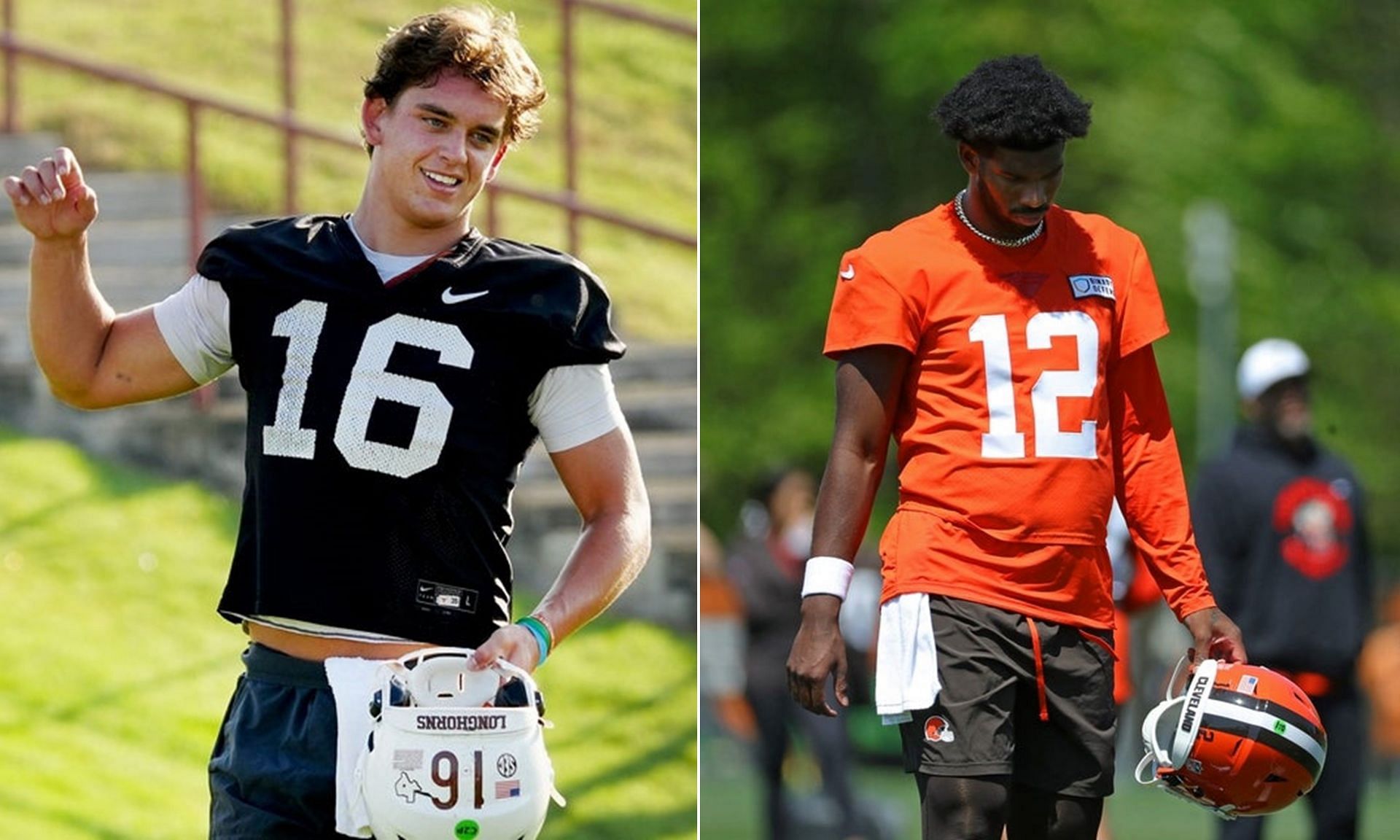 Arch Manning projected to give Shedeur Sanders competition at Browns. (Image credit: Imagn)