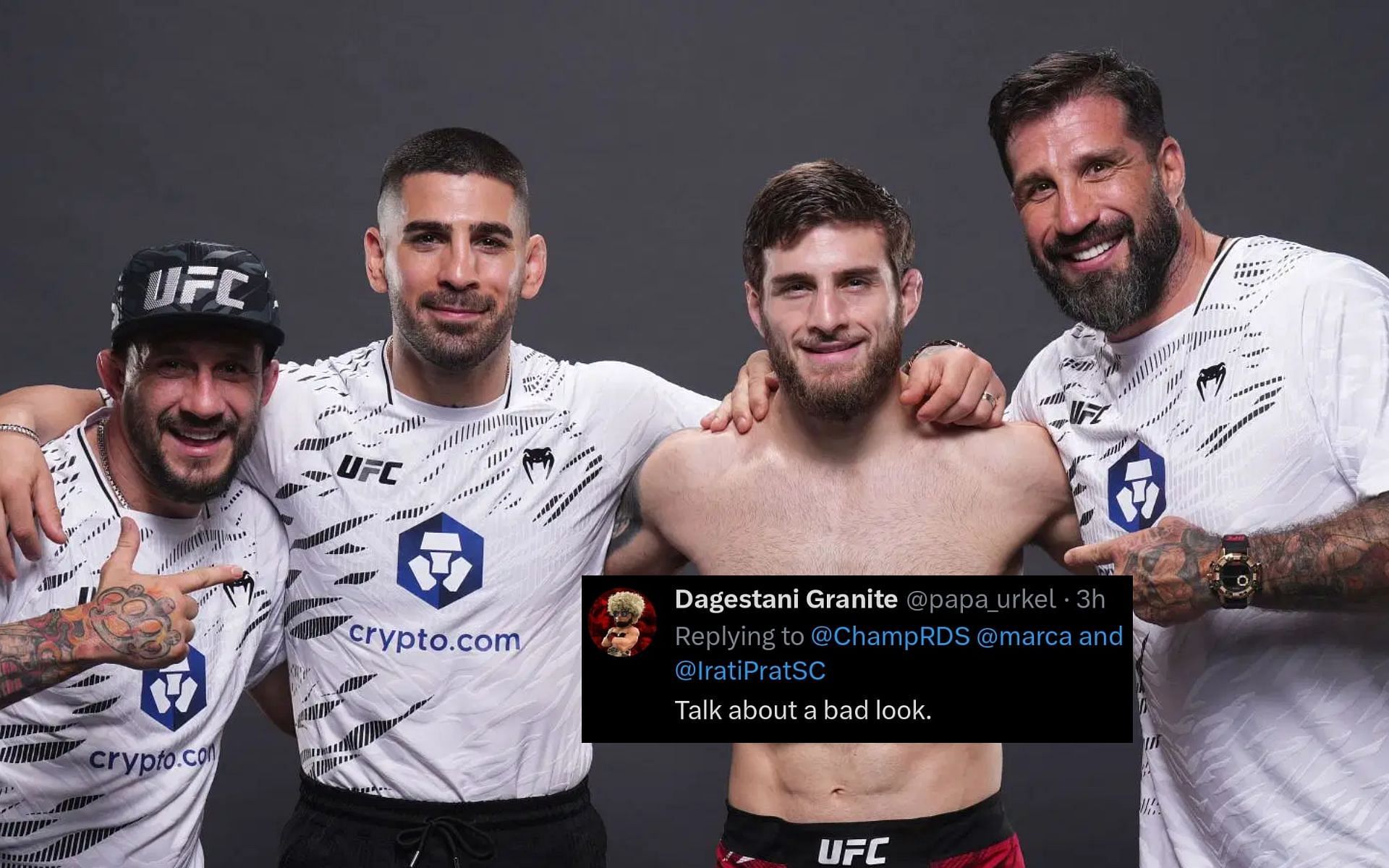 Ilia Topuria and his brother Alexandre Topuria have split from their longtime coaches. [Image courtesy: Getty Images]
