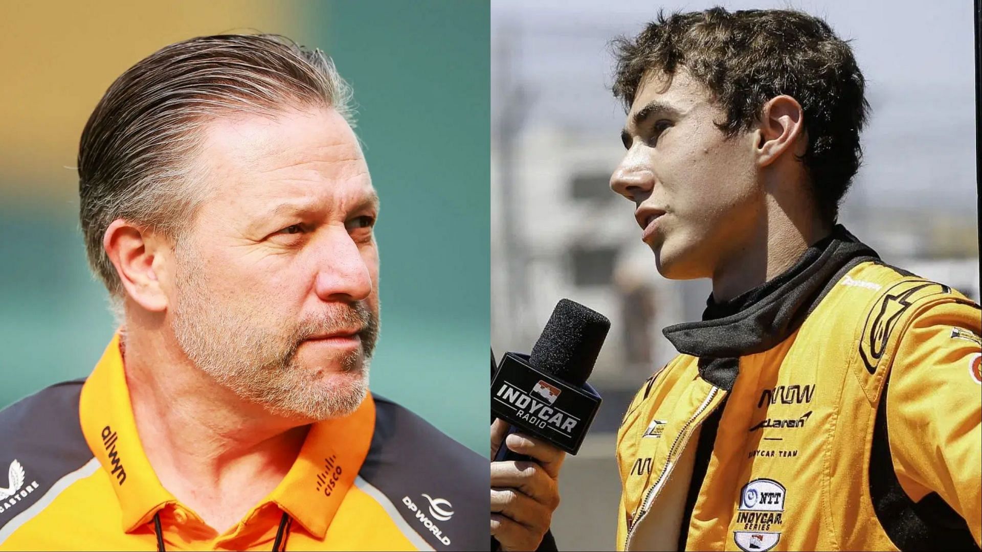 Image Credits: Getty, L: Zak Brown, R:Nolan Siegel