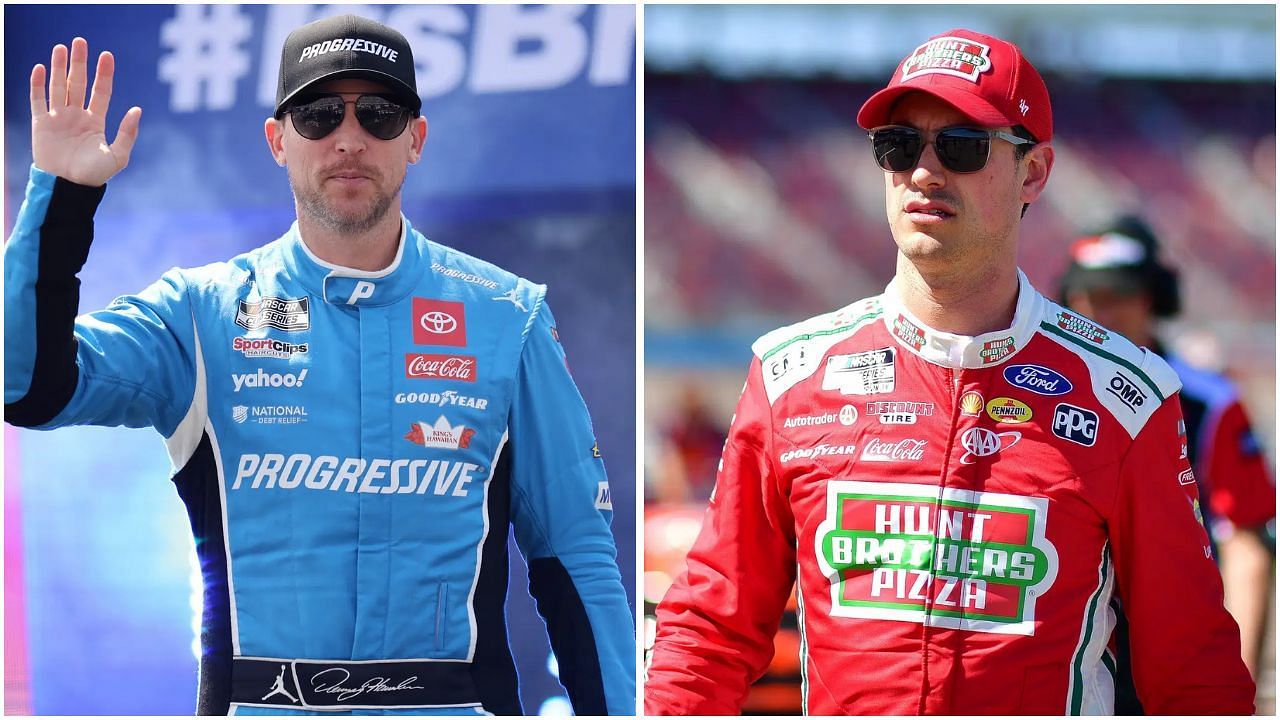 Denny Hamlin and Joey Logano