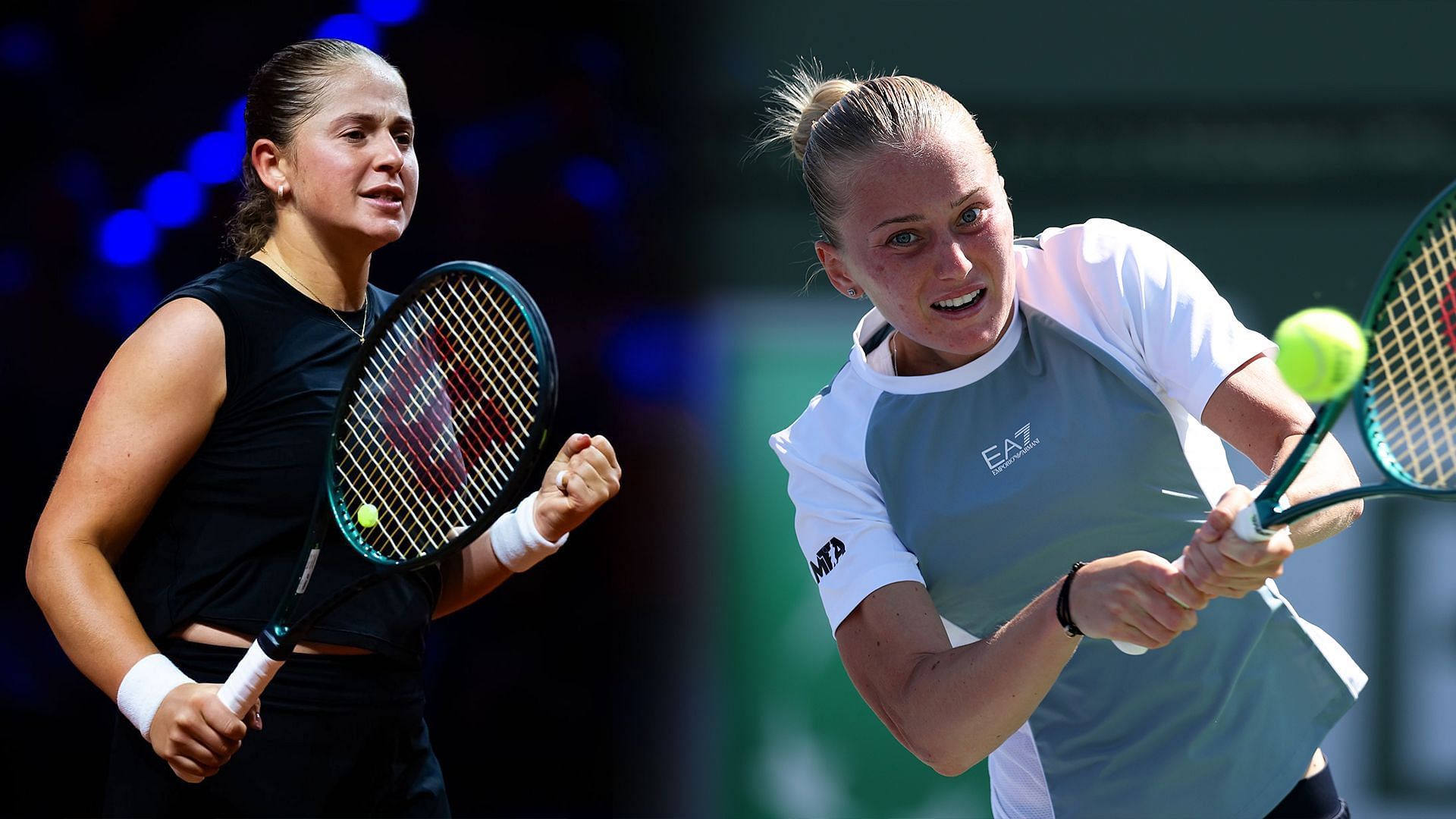 Jelena Ostapenko vs Polina Kudermetova is one of the first-round matches at the French Open 2025. (Photos: Getty)