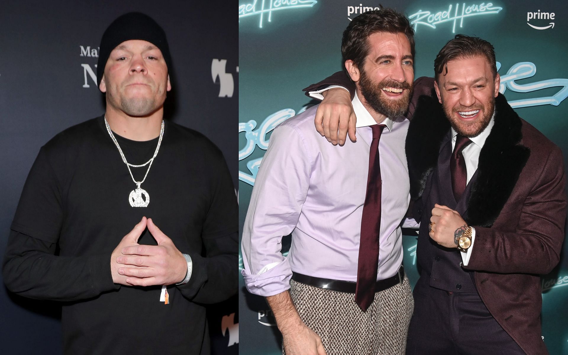 Nate Diaz claims he was offered a role in Conor McGregor and Jake Gyllenhaal starrer Road House. [Images courtesy: Getty]