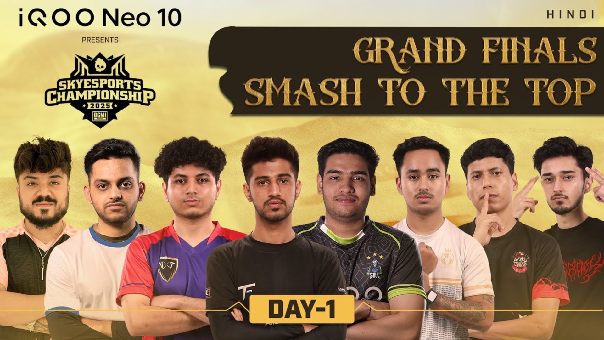 Vasisata ranks first after Day 1 of the Skyesports BGMI Championship Finals (Image via YouTube/Skyesports)