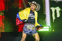 "Sneaky southpaw" - Fans grimace at the utter pain Johan Estupinan unleashed on his Moroccan foe in Bangkok barnburner