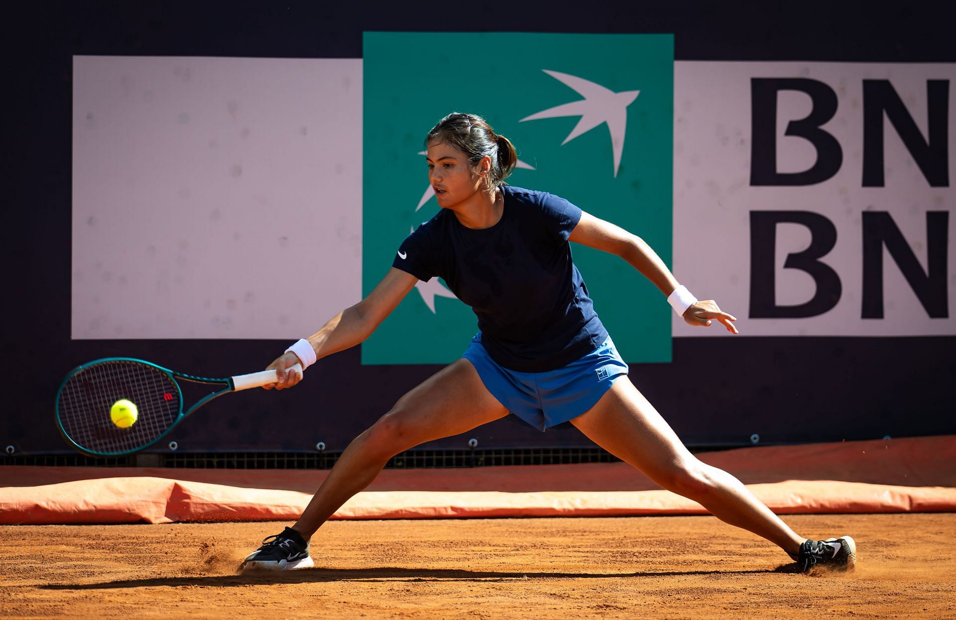 Emma Raducanu pictured at the 2025 Italian Open | Image Source: Getty