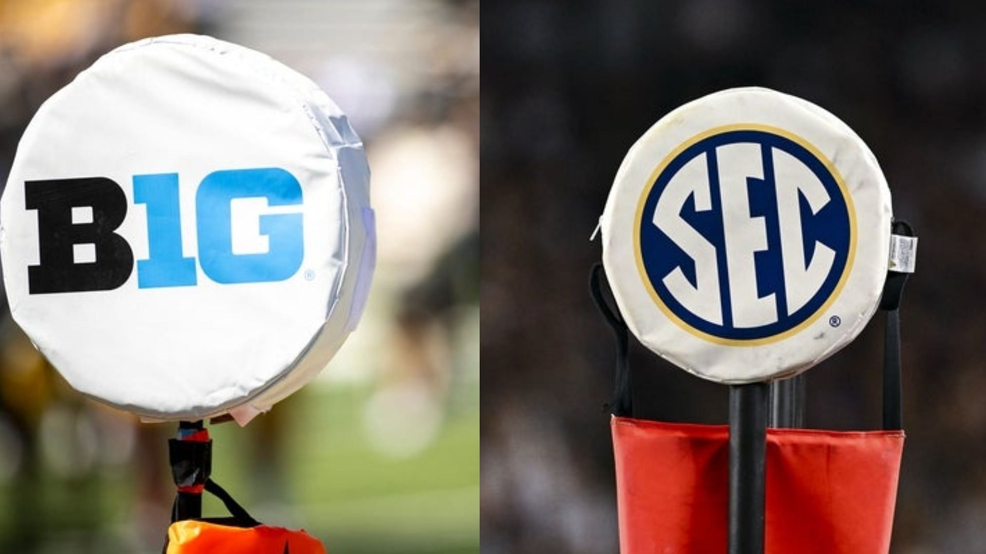 The Big Ten and SEC conferences 