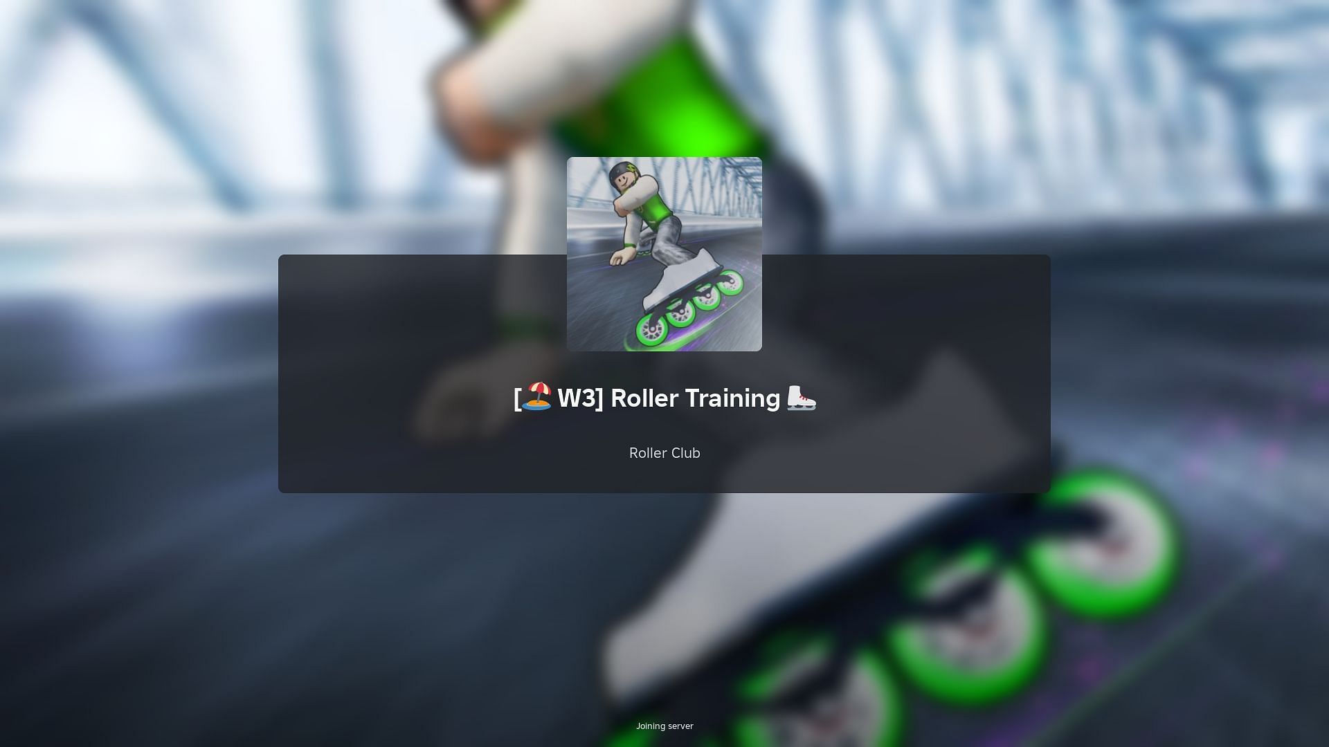Roblox Roller Training